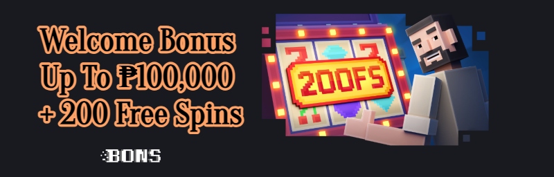 Welcome Bonus Up To ₱100,000 + 200 Free Spins bons casino